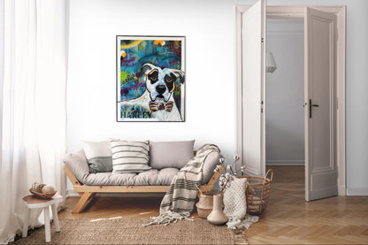 Custom Dog Cartoon Portrait