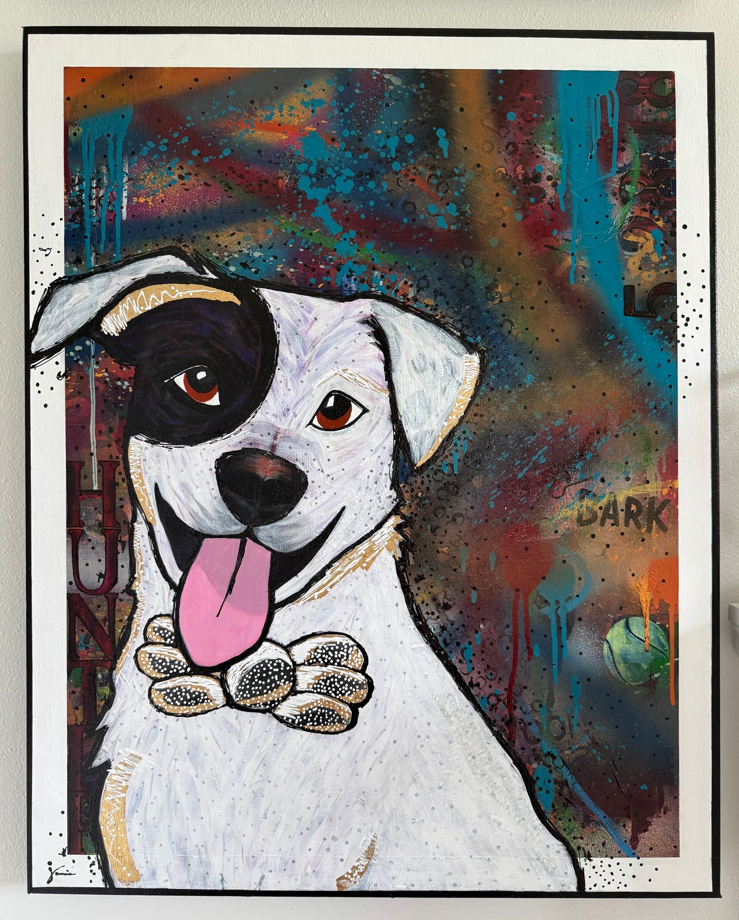 Custom Dog Cartoon Portrait