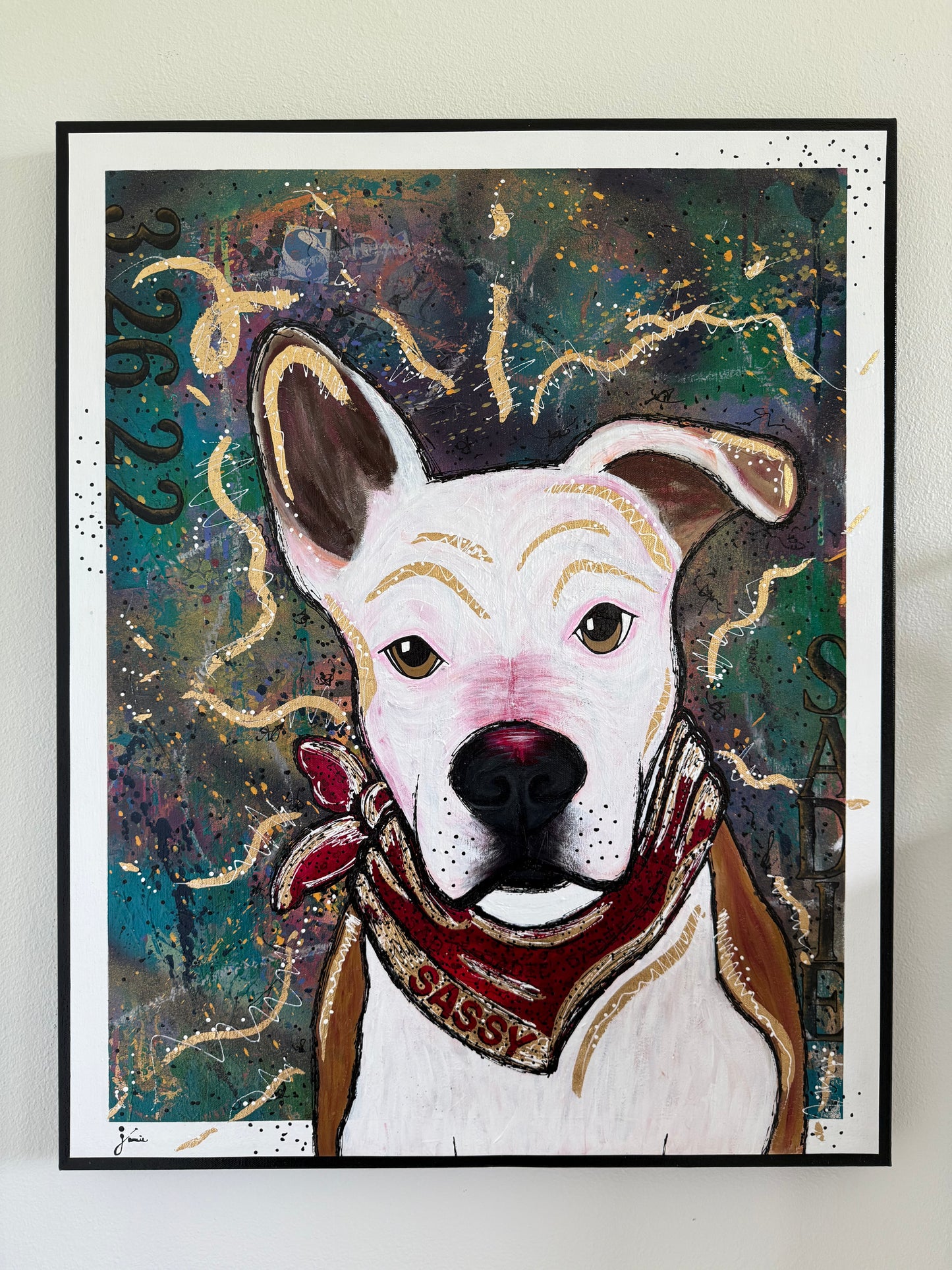 Custom Dog Cartoon Portrait